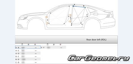   Honda Accord (CY1) 2023-2029 Body Repair Manual