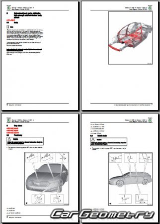   Skoda Octavia Liftback 2020-2027 Body Repairs Manual