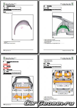   Skoda Octavia Liftback 2020-2027 Body Repairs Manual