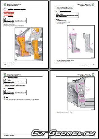   Skoda Octavia Liftback 2020-2027 Body Repairs Manual