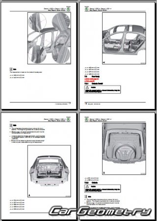   Skoda Octavia Liftback 2020-2027 Body Repairs Manual