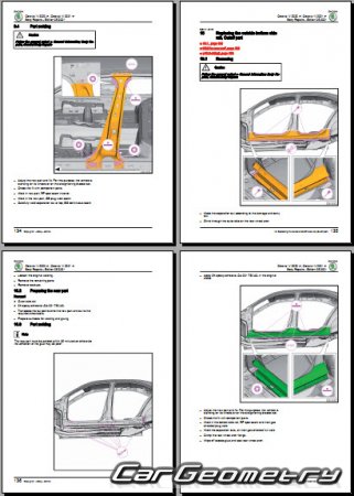   Skoda Octavia Liftback 2020-2027 Body Repairs Manual