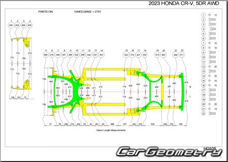   Honda CR-V (RS) 2022-2027 Body Repair Manual