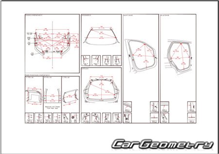   Honda Pilot (YG) 2023-2030 Body Repair Manual