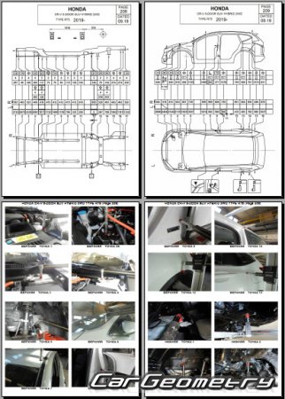   Honda CR-V Hybrid (RT RW) 2017-2023 Body dimensions