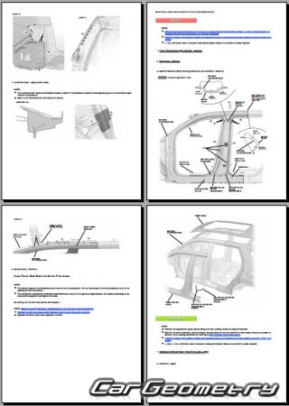   Honda Pilot (YG) 2023-2030 Body Repair Manual