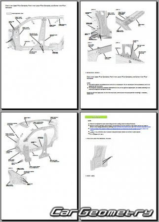   Honda Pilot (YG) 2023-2030 Body Repair Manual