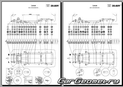   Lexus LX500d, LX600 (FJA310 VJA310) 2022-2033 Collision Repair Manual