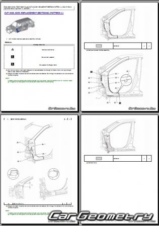   Toyota Grand Highlander 2024-2030 Collision shop manual