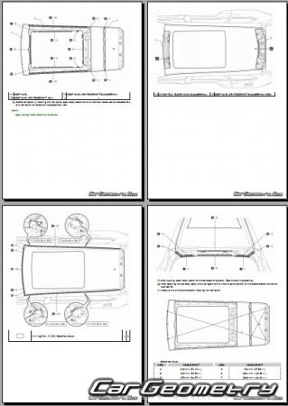   Toyota Grand Highlander 2024-2030 Collision shop manual