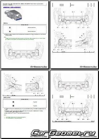   Toyota Grand Highlander 2024-2030 Collision shop manual