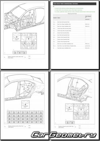 Lexus IS 300h (AVE30) 2013-2020 Collision Repair Manual