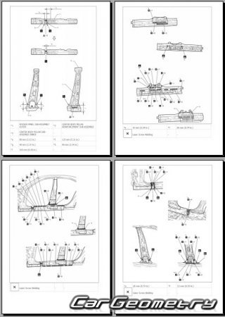 Lexus IS 300h (AVE30) 2013-2020 Collision Repair Manual