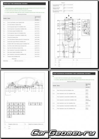 Lexus IS 300h (AVE30) 2013-2020 Collision Repair Manual