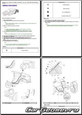   Lexus IS250 IS300 IS350 IS500 2021-2024 Collision Repair Manual