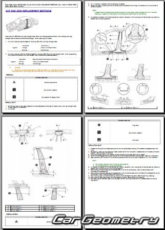   Lexus IS250 IS300 IS350 IS500 2021-2024 Collision Repair Manual