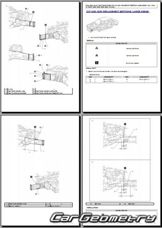   Lexus IS250 IS300 IS350 IS500 2021-2024 Collision Repair Manual