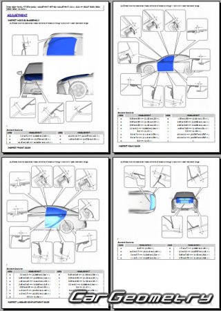   Lexus IS250 IS300 IS350 IS500 2021-2024 Collision Repair Manual