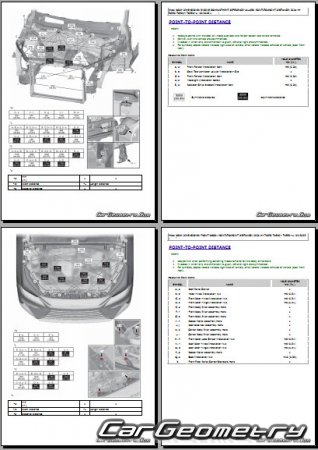   Lexus TX350 TX500H TX550H+  2024 Collision Repair Manual