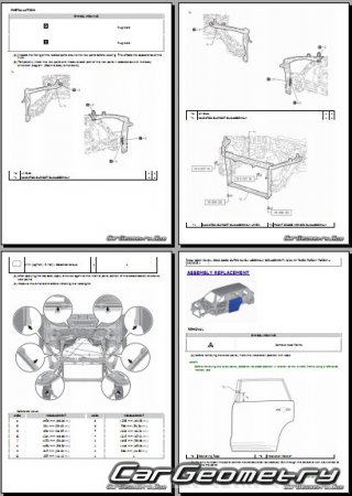   Lexus TX350 TX500H TX550H+  2024 Collision Repair Manual