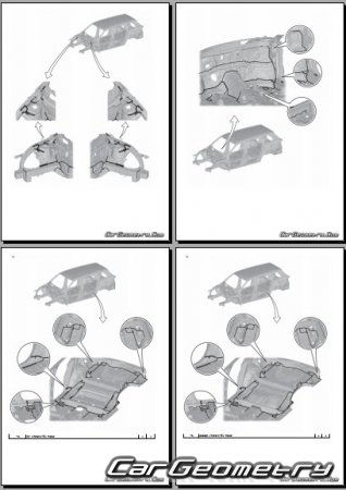   Lexus TX350 TX500H TX550H+  2024 Collision Repair Manual