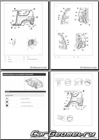 Toyota Land Cruiser PRADO 20172023 Collision Repair Manual