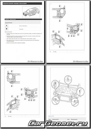 Toyota Land Cruiser PRADO 20172023 Collision Repair Manual