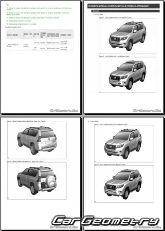 Toyota Land Cruiser PRADO 20172023 Collision Repair Manual