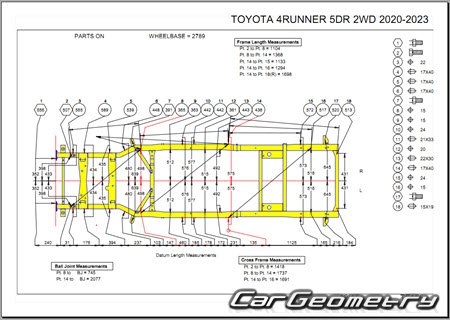   Toyota 4Runner 2021-2024 Collision shop manual