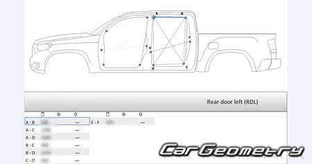 Toyota Tacoma 20162022 (Access Cab, Double Cab) Collision shop manual