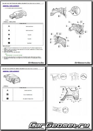   Toyota 4Runner 2021-2024 Collision shop manual