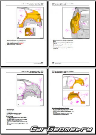   Audi Q4 e-tron (F4B) Sportback 2021-2027 Body Repair Manuals