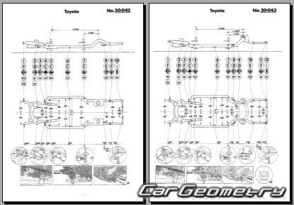 Toyota Crown (S120) 1983-1987 (RH Japanese market) Body dimensions