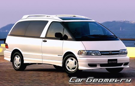   Toyota Estima (CR1# CR2#) 1990-1999,    