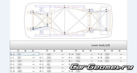 Nissan Ariya (FE0)  2020 (RH Japanese market) Body dimensions