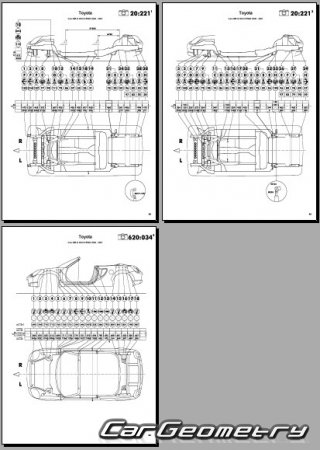 Toyota MR-S (ZZW30) 19992007 (RH Japanese market) Body dimensions