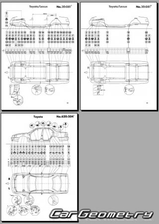 Toyota Scepter (V10 V15) 19911996 (RH Japanese market) Body dimensions