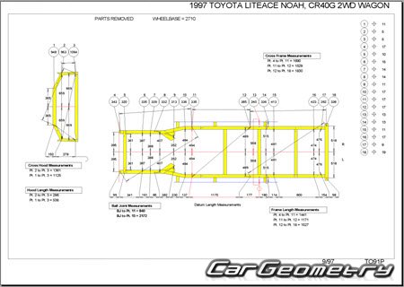 Toyota LiteAce Noah  Toyota TownAce Noah 19962001 (RH Japanese market) Body Repair Manual