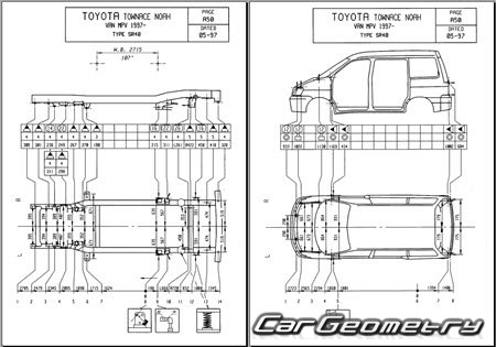 Toyota LiteAce Noah  Toyota TownAce Noah 19962001 (RH Japanese market) Body Repair Manual