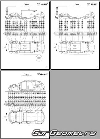 Toyota WiLL VS 2001-2004 (RH Japanese market) Body dimensions