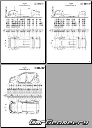 Toyota WiLL Cypha 2002-2005 (RH Japanese market) Body dimensions