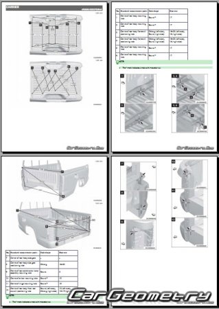   Mitsubishi L200 & Triton  2024 Body dimensions