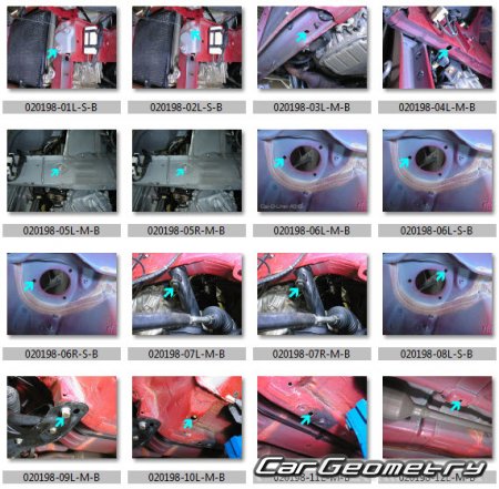 Toyota Vitz (SCP10 NCP10 NCP15) 1999-2005 (RH Japanese market) Body dimensions