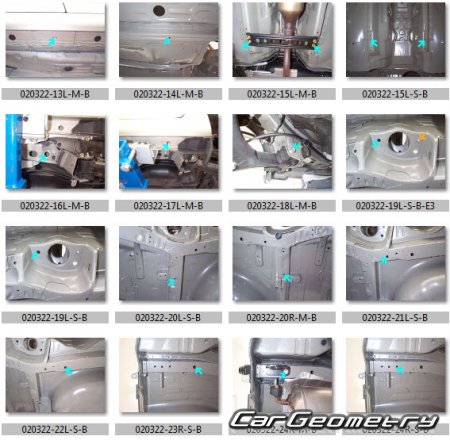 Toyota Prius (NHW20) 20032009 (RH Japanese market) Body dimensions