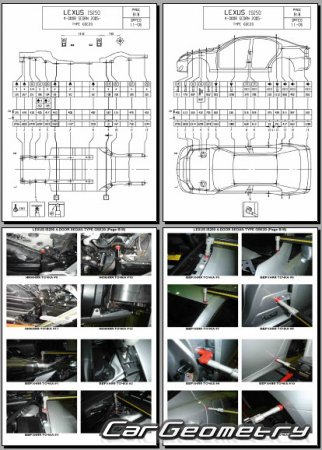 Lexus IS350 IS250 20052012 (RH Japanese market) Body dimensions