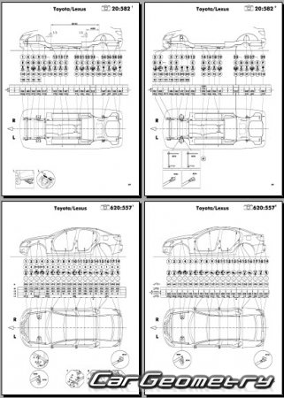 Lexus IS350 IS250 20052012 (RH Japanese market) Body dimensions