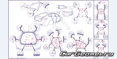   BMW I4 (G26) 2021-2028 Body dimensions