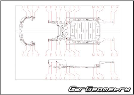   Fiat 500e (332) 2021-2027 Body dimensions