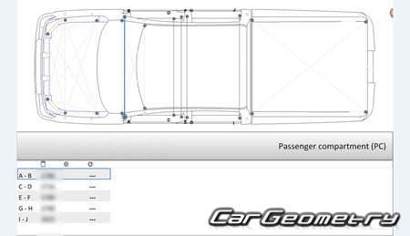 Dodge  Ram 2500 (Crew Cab 6.4 Bed) 2019-2025 Body dimensions