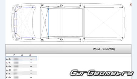 Dodge  Ram 2500 (Crew Cab 6.4 Bed) 2019-2025 Body dimensions